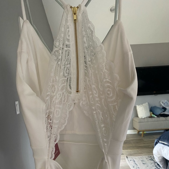 NWT Emerald Sundae sexy open back sleeveless white dress.  Size medium with tags - Picture 5 of 7